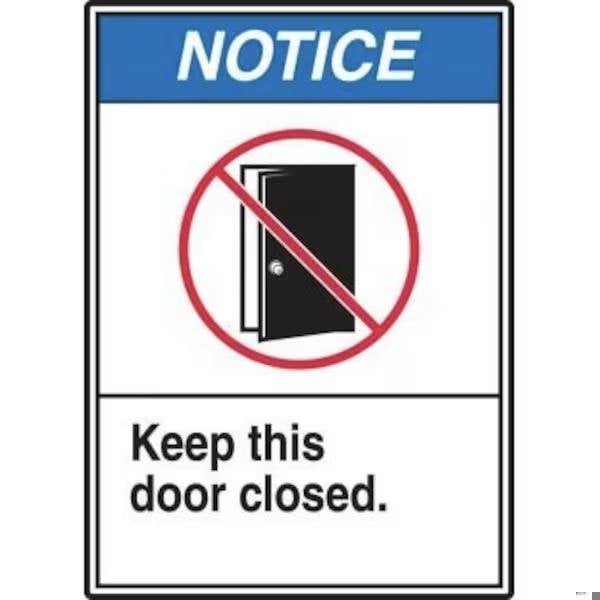 Accuform ANSI WARNING Safety Sign KEEP CLEAR MRBR306VS MRBR306VS - main